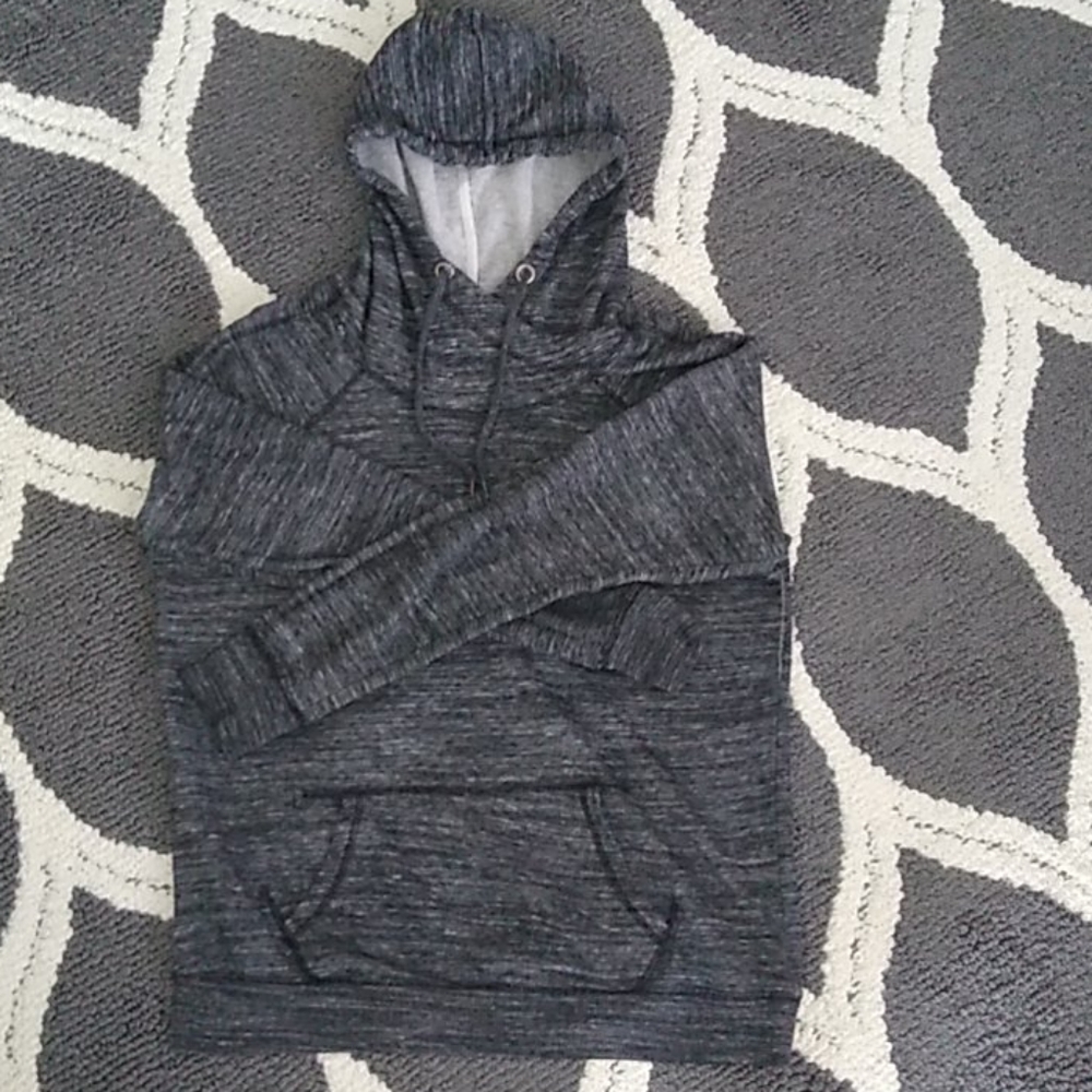 Black and gray hoodie